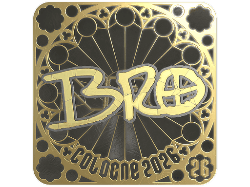 br0 (Gold, Ranked) CS2 Sticker
