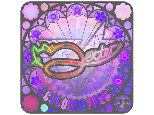 dexter (Holo, Ranked) CS2 Sticker