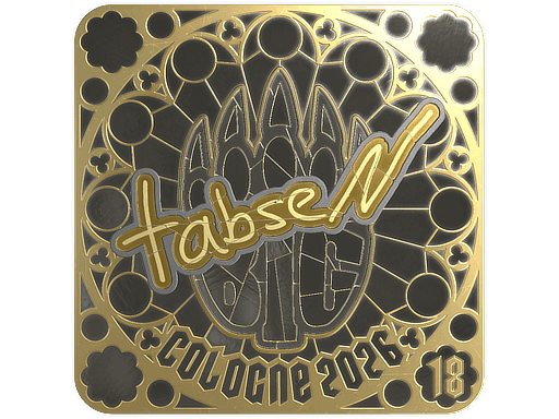 tabseN (Gold, Ranked) CS2 Sticker