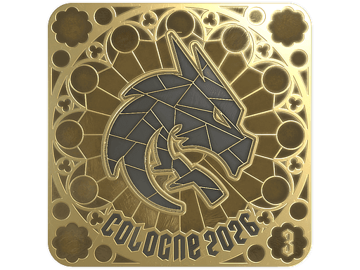 Team Spirit (Gold, Ranked) CS2 Sticker