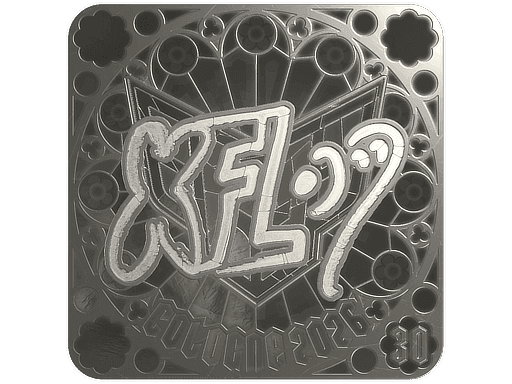 xfl0ud (Foil, Ranked) CS2 Sticker