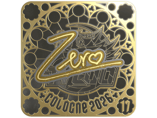 Zero (Gold, Ranked) CS2 Sticker