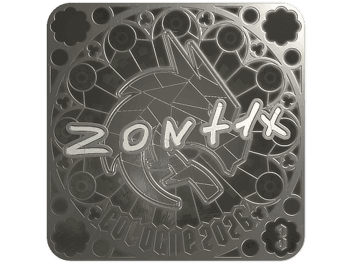 zont1x (Foil, Ranked) CS2 Sticker