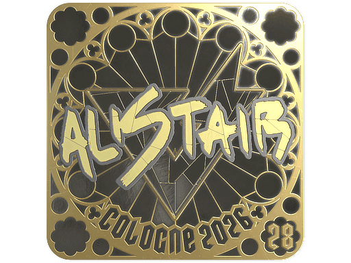 aliStair (Gold, Ranked) CS2 Sticker
