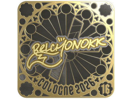 BELCHONOKK (Gold, Ranked) CS2 Sticker