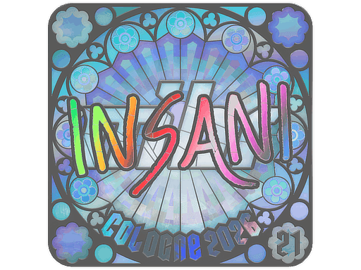 insani (Holo, Ranked) CS2 Sticker