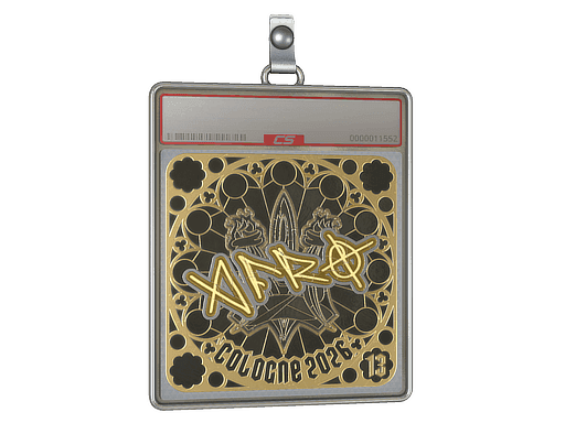 afro (Gold, Ranked) CS2 Sticker