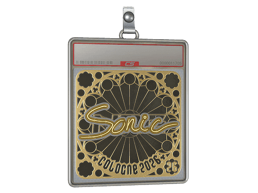 Sonic (Gold, Ranked) CS2 Sticker