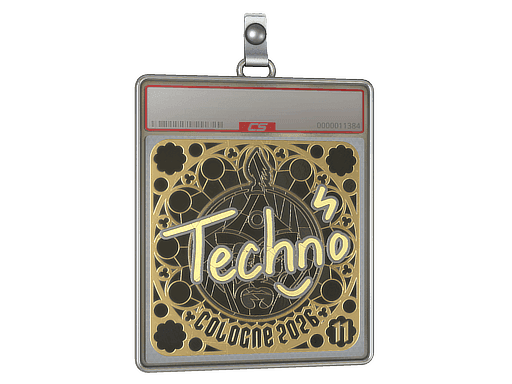 Techno4K (Gold, Ranked) CS2 Sticker