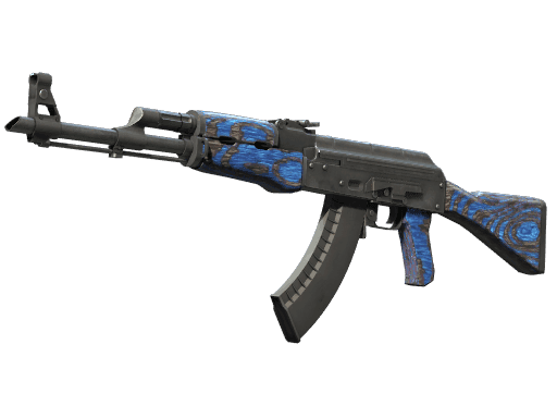 AK-47 Blue Laminate (Well-Worn)