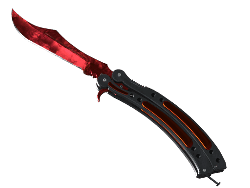 Butterfly Knife | Doppler Ruby CS2 Skin