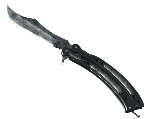 Butterfly Knife Stained (Battle Scarred)