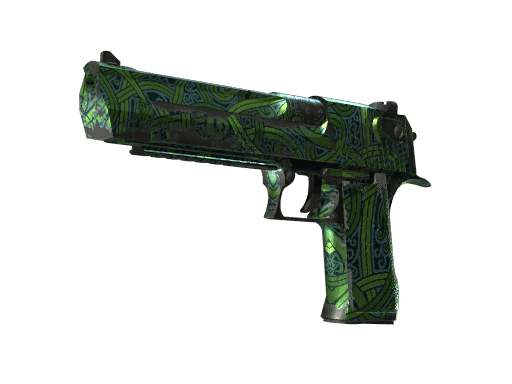 Desert Eagle Emerald Jörmungandr (Well-Worn)