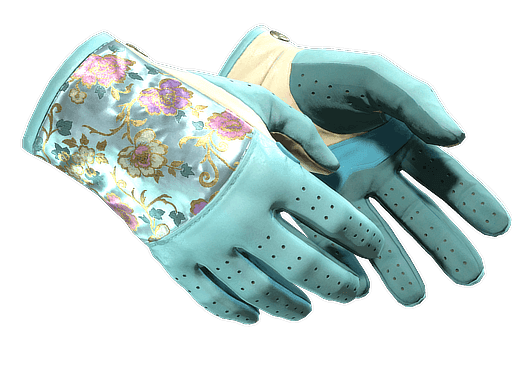 Driver Gloves Brocade Flowers (Minimal Wear)