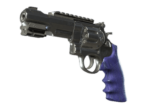 R8 Revolver Cobalt Grip (Battle Scarred)