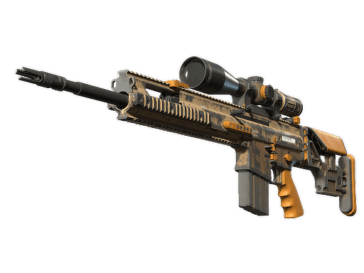 SCAR-20 | Short Ochre CS2 Skin