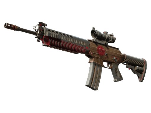 SG 553 | Berry Gel Coat CS2 Skin