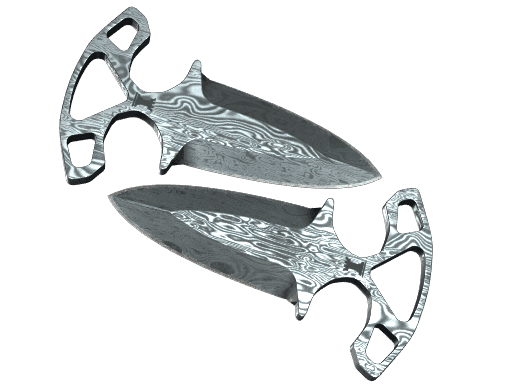 Shadow Daggers Damascus Steel (Battle Scarred)