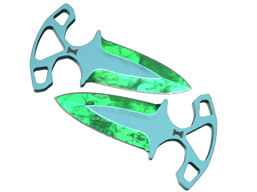 Shadow Daggers | Gamma Doppler Emerald CS2 Skin