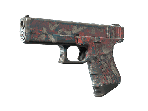 Glock-18 Teal Graf (Souvenir Well-Worn)