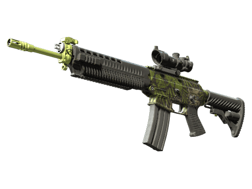 SG 553 | Lush Ruins CS2 Skin