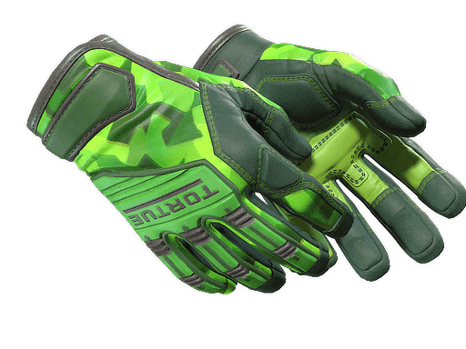 Specialist Gloves Lime Polycam (Minimal Wear)