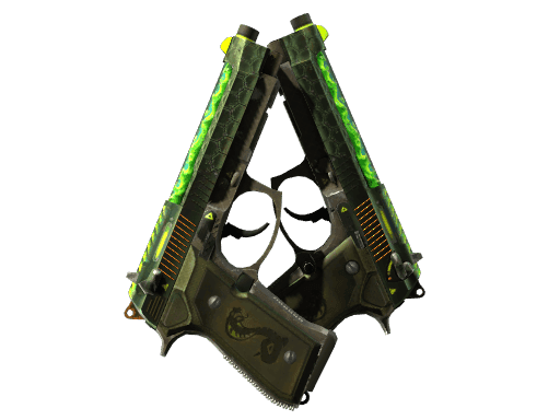 Dual Berettas Cobra Strike (StatTrak Well-Worn)