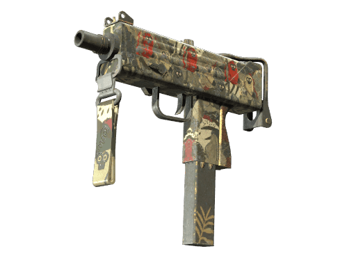 MAC-10 Monkeyflage (StatTrak Battle Scarred)