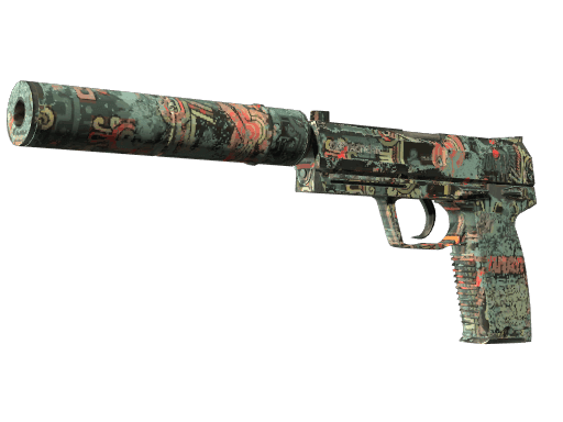 USP-S Ancient Visions (Well-Worn)