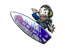 Akihabara Accept Surf Ava (Foil) CS2 Sticker