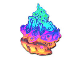Liquid Fire (Holo) CS2 Sticker