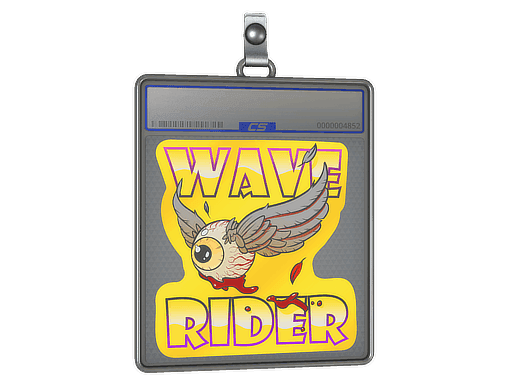Fools Gold Wave Rider CS2 Sticker