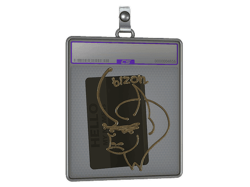 Hello PP-Bizon (Gold) CS2 Sticker