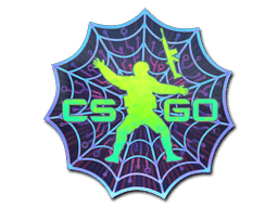 Web Stuck (Holo) CS2 Sticker