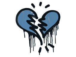 Broken Heart (Monarch Blue)