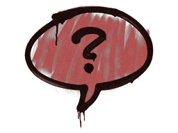 Question Mark (Blood Red)