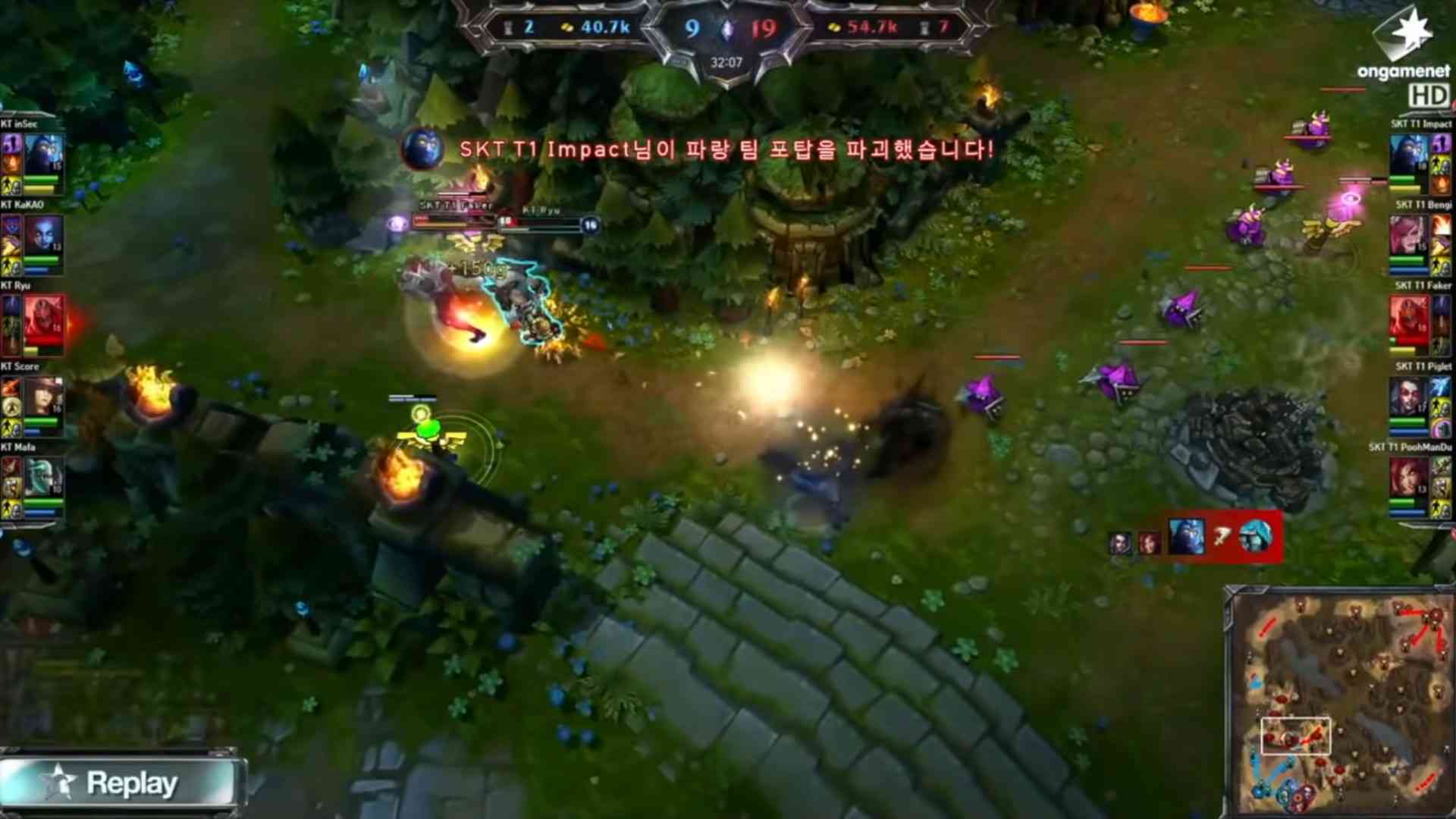 Lee 'Faker' Sang-hyeok's crazy outplay on Ryu 'Ryu' Sang-wook was a result of the game five blind picks tradition (Image Credits: LoL Esports/ongamenet).