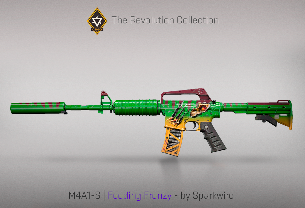 M4A1-S Feeding Frenzy by Sparkwire