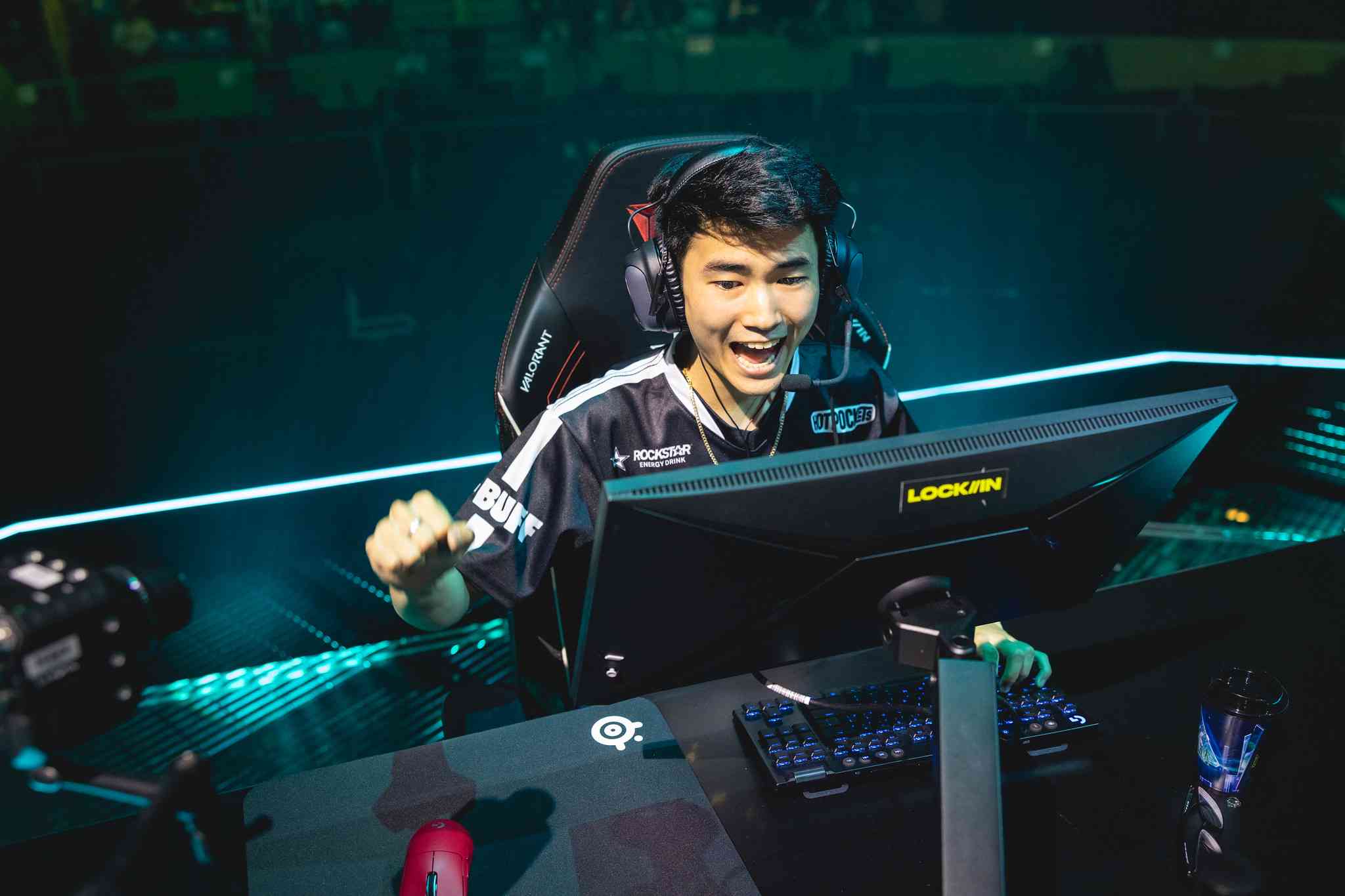 s0m during NRG's first round series against KOI in VCT