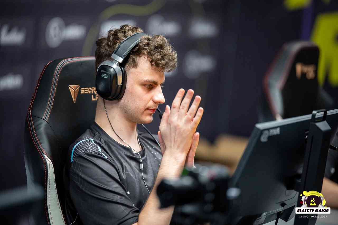 Picture of Woro2k at the BLAST.tv Paris Major EU RMR B. Credit: BLAST/Michal Konkel