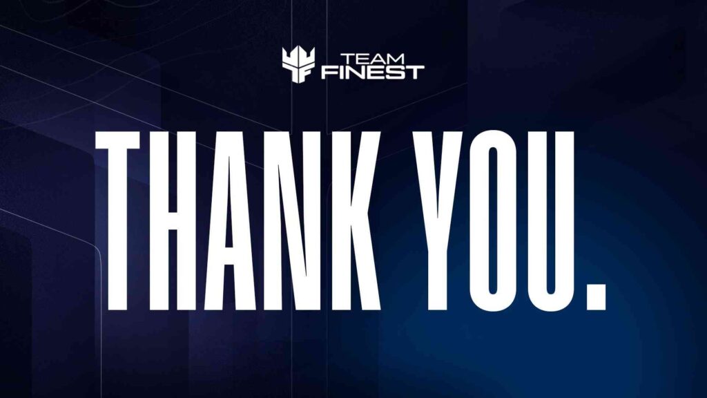 Team Finest leaves competitive esports