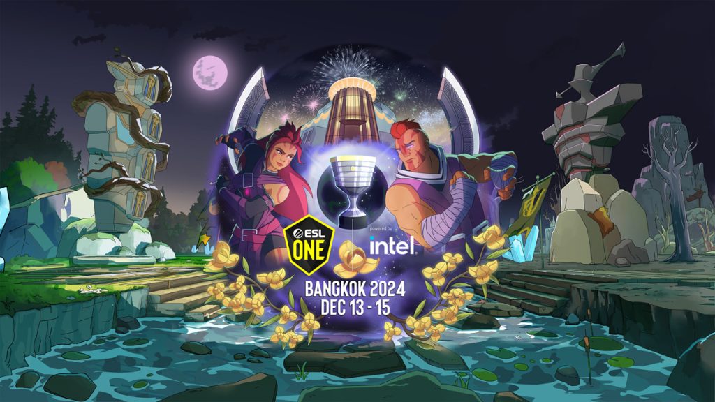 ESL One Bangkok logo with dates of the tournament