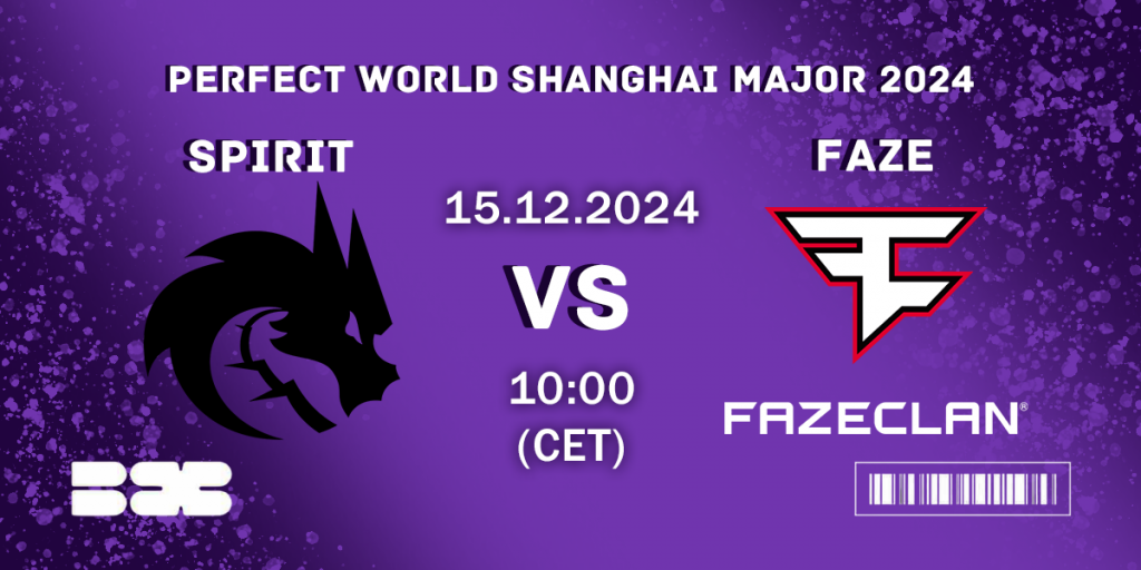 Spirit vs FaZe – Grand Final Prediction – Perfect World Shanghai Major 2024