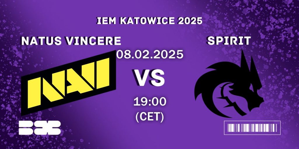Natus Vincere vs Spirit – Semi-final Prediction – IEM Katowice 2025