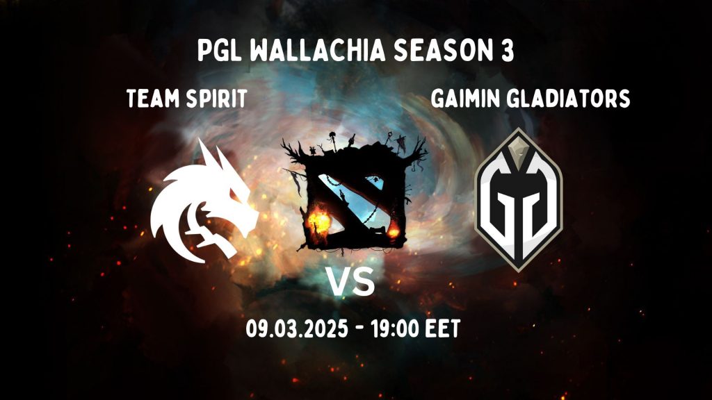 Team Spirit vs Gaimin Gladiators Prediction - PGL Wallachia Season 3