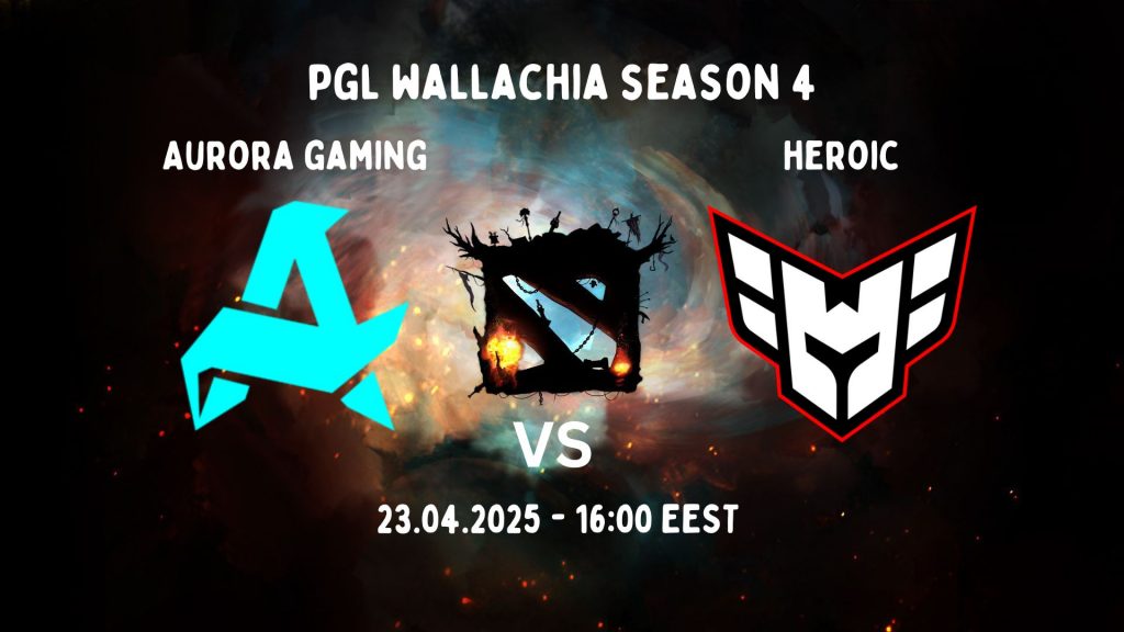 Aurora Gaming vs HEROIC Prediction - PGL Wallachia Season 4