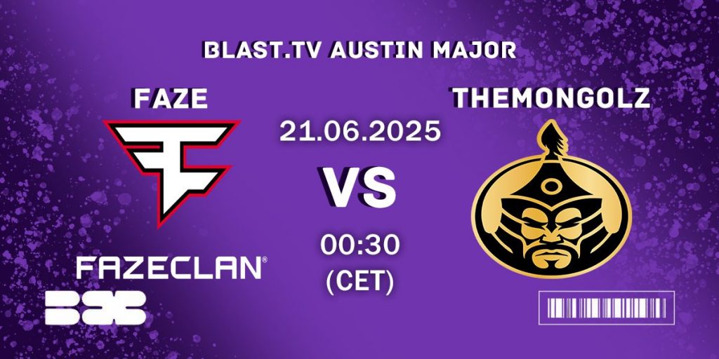 TheMongolZ vs FaZe – Quarter-final Prediction – BLAST.tv Austin Major 2025