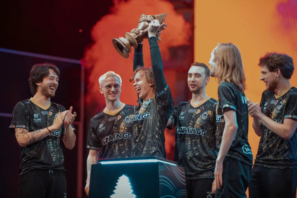 Gaimin Gladiators Dota 2 winning