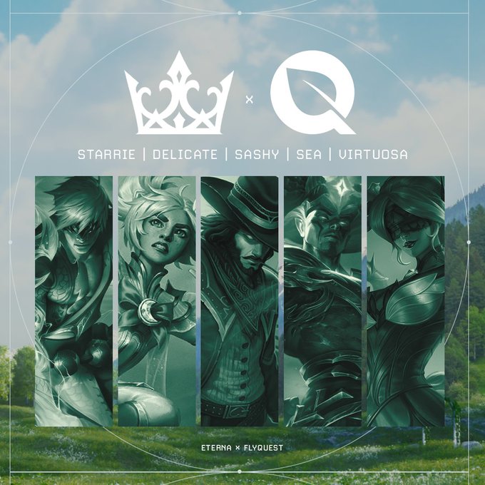 FlyQuest and Eterna Partner