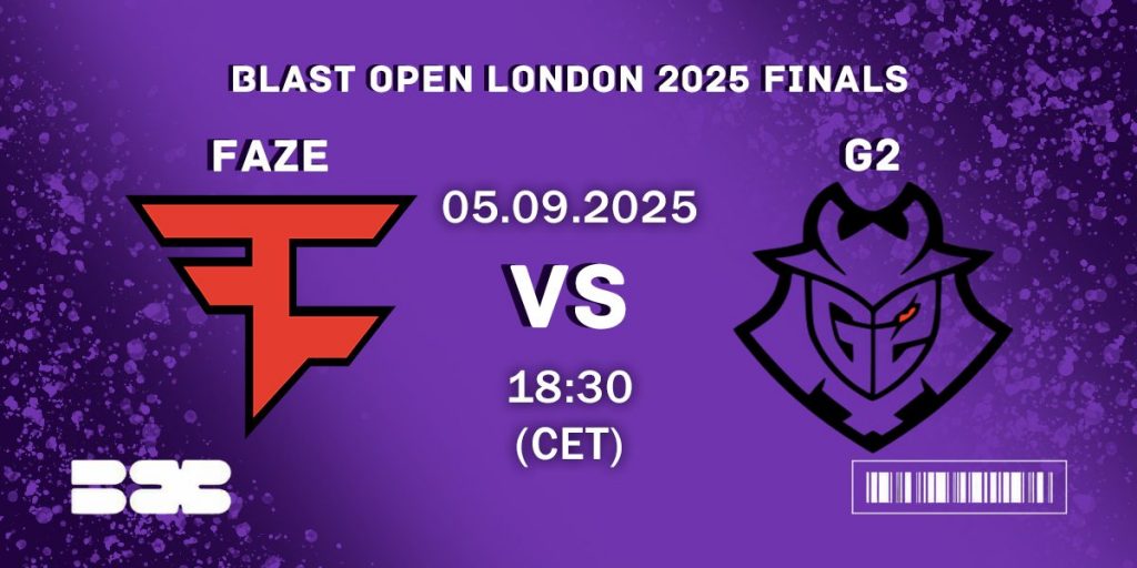 FaZe vs G2 – Quarter-final Prediction – Blast London 2025 Finals